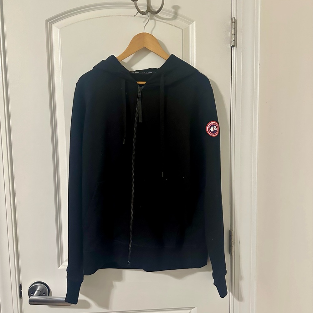 Canada Goose full zip hoodie - black - size M
